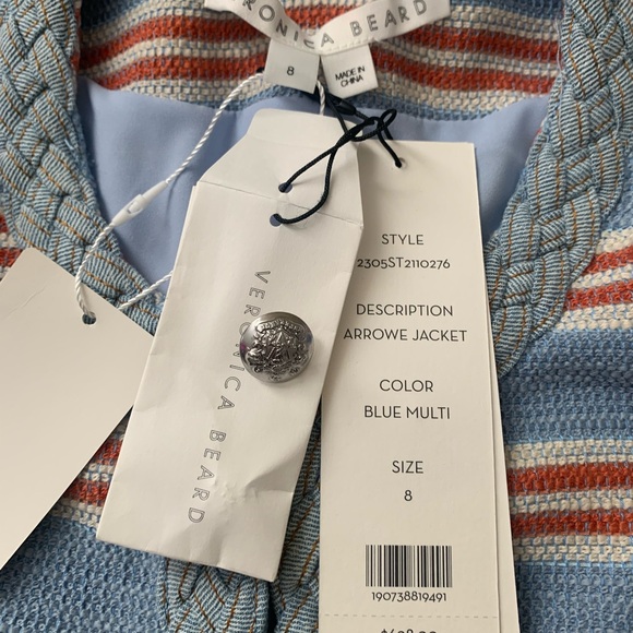 Veronica Beard Arrowe Braided Trim Jacket - Picture 9 of 9